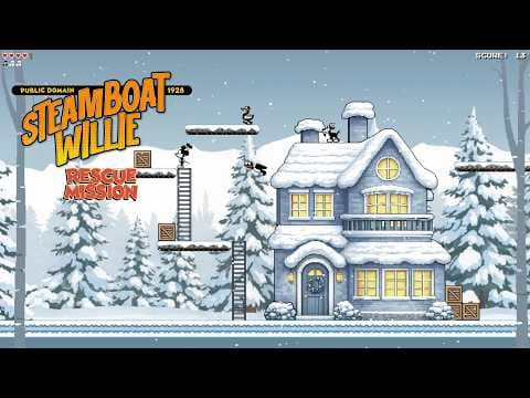 Steamboat Willie Rescue Mission Gameplay - Levels 1-3