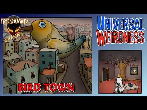 UNIVERSAL WEIRDNESS 1 Bird Town FULL Walkthrough / 宇宙怪谈 (Puzzle game by Cotton Game)