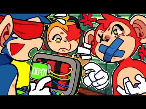 A BLIND, A DEAF, AND A MUTE MORON TRY TO DEFUSE A BOMB... | Bombanana (w/ H2O Delirious & Squirrel)