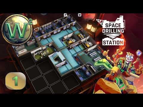 Space Drilling Station - Puzzle-Style Colony Management - Let's Play - Episode 1