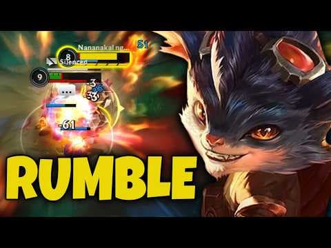 Wild Rift Rumble Baron Lane Gameplay in Season 20 (Build & Runes)