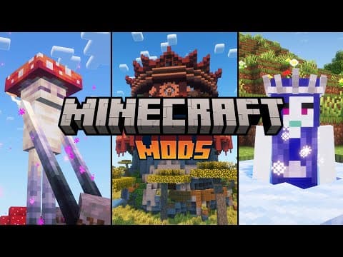 10 INCREDIBLE mods to REDISCOVER Minecraft!