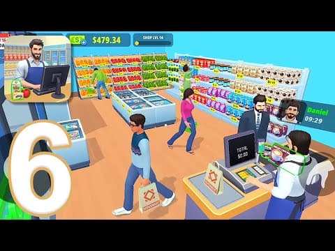 My Supermarket Simulator - Gameplay Walkthrough Part 6 - Shop Level 15 (iOS, Android)