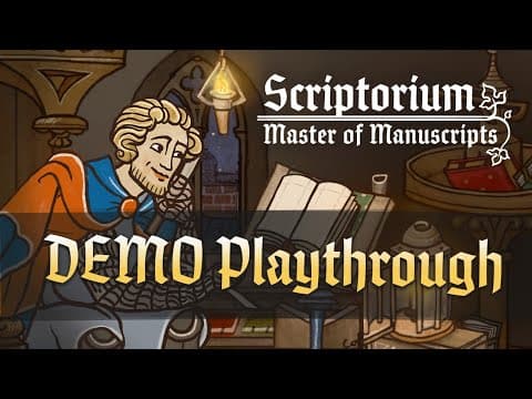 Scriptorium: Master of Manuscripts | Full Demo Playthrough | No Commentary | 4K