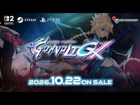"Azure Striker Gunvolt GX" Launch Trailer - Azure Striker Gunvolt Trilogy Enhanced Story Mode DLC