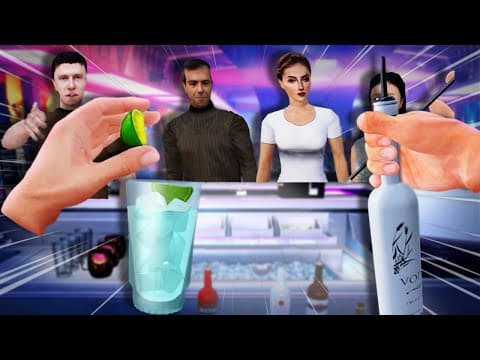 I ACTUALLY Became a Bartender In VR