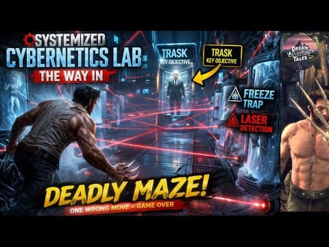 Wolverine Systemized Cybernetics Lab Escape – Laser Maze & Freeze Trap 🔥