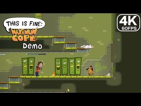 This Is Fine: Maximum Cope FULL DEMO Gameplay Walkthrough [4K 60FPS] - No Commentary
