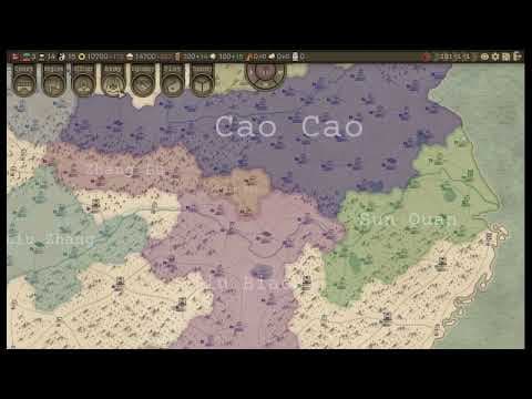 SandTable War: Three Kingdoms demo Interface واجهة اللعبه